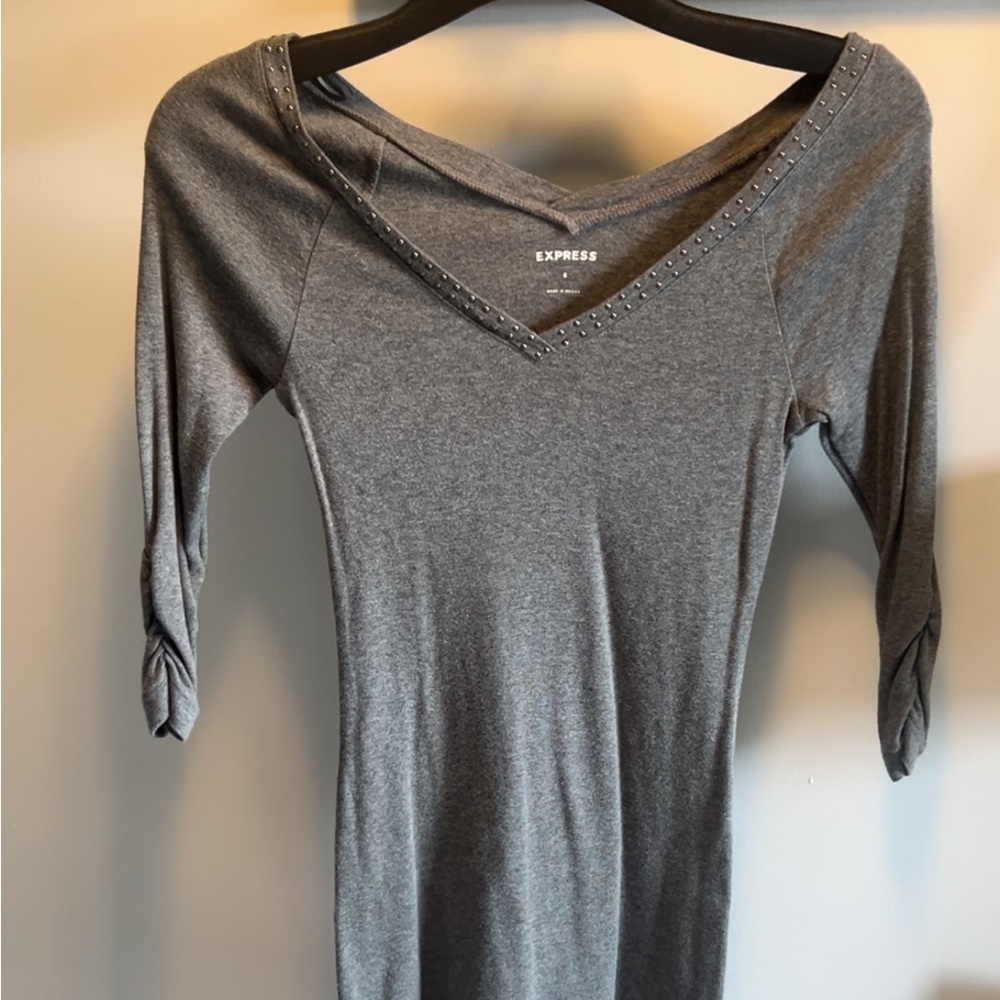Women’s Grey long sleeve Express top